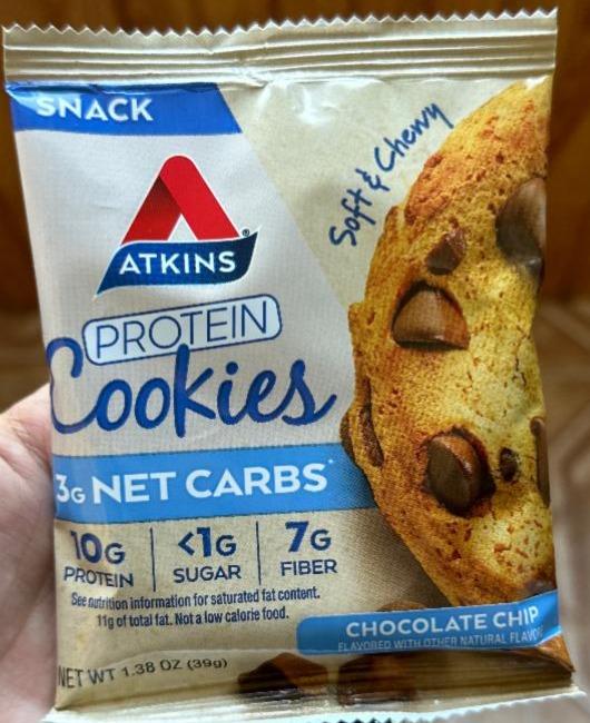 Fotografie - Protein Cookies Chocolate Chip Atkins