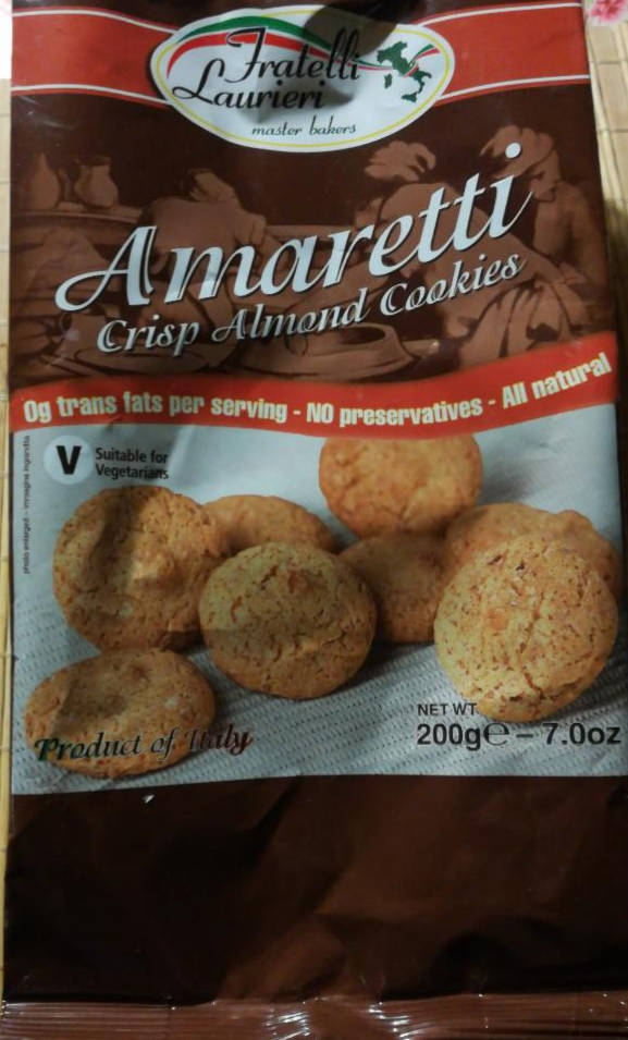 Fotografie - Amaretti Crisp Almond Cookies Laurieri