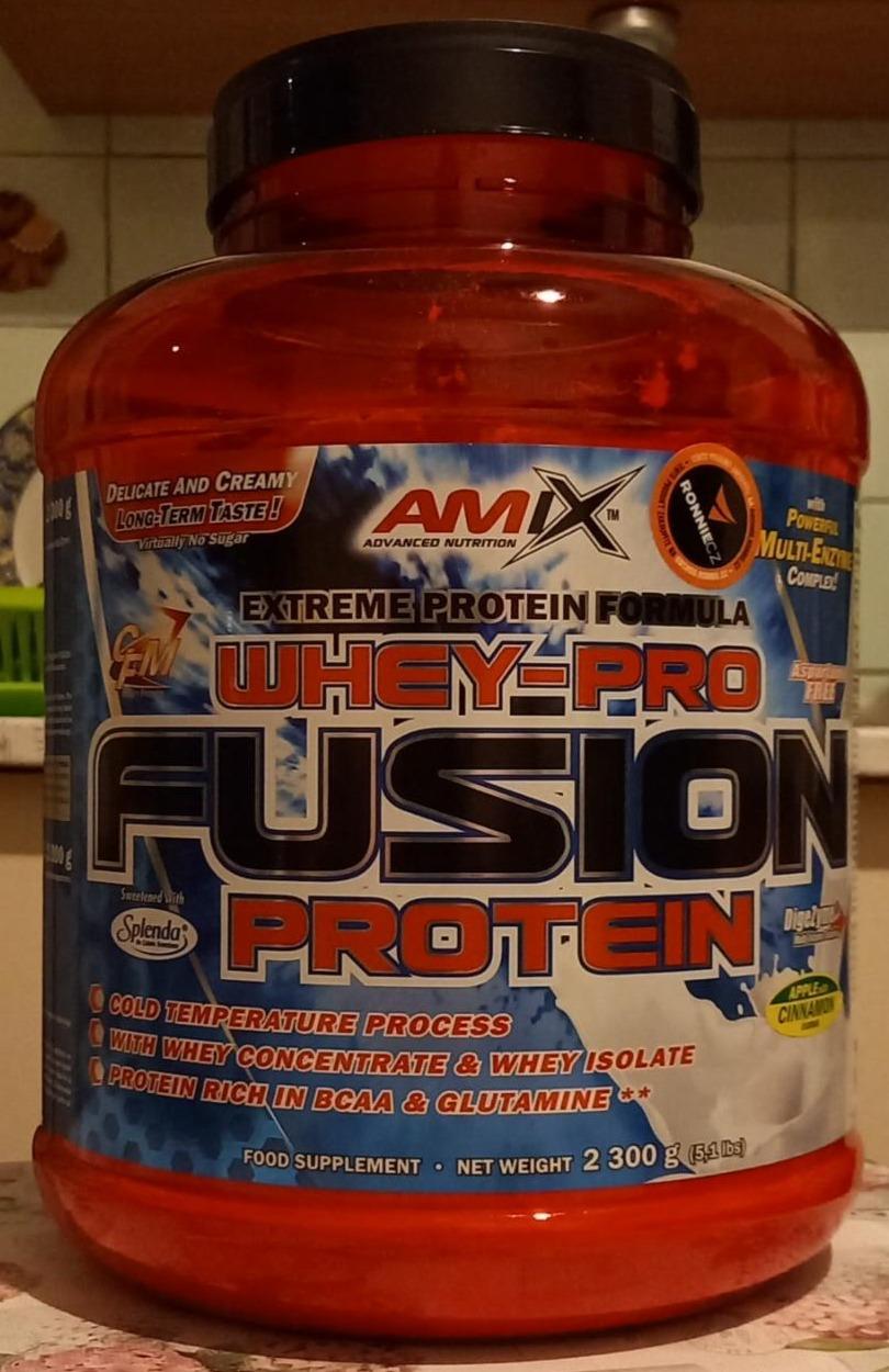 Fotografie - Whey Pure Fusion Protein Apple with cinnamon Amix Nutrition
