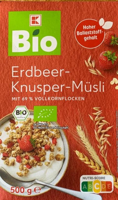 Fotografie - Erdbeer-Knusper-Müsli, BIO