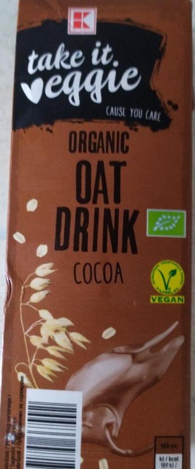 Fotografie - Organic Oat Drink Cocoa Take it veggie