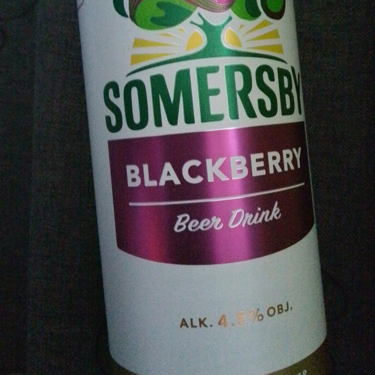 Fotografie - Blackberry beer drink Somersby