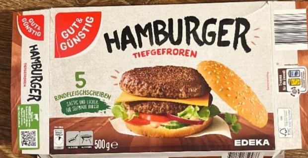 Fotografie - Hamburger tiefgefroren Gut&Günstig