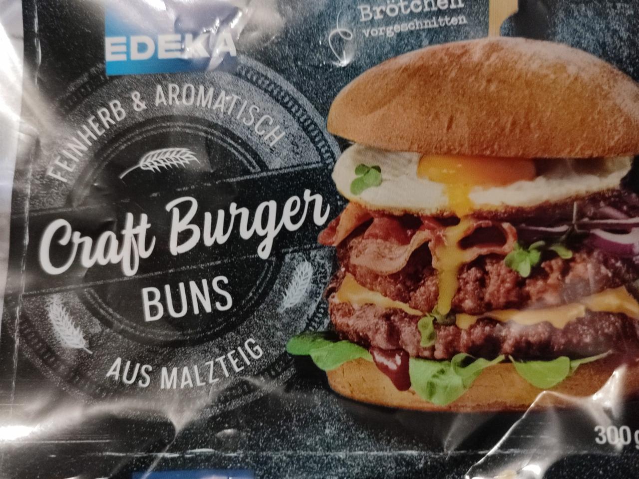 Fotografie - craft burger buns aus Malzteig Edeka