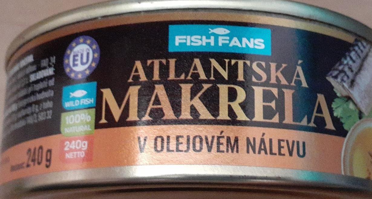 Fotografie - Atlantská makrela v olejovém nálevu FISH FANS