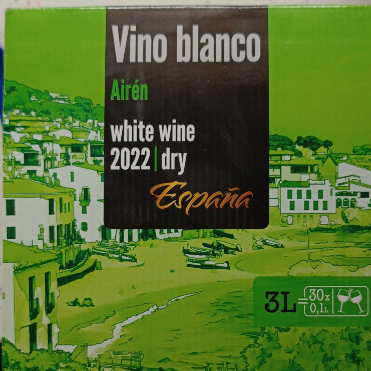 Fotografie - Airén white wine 2022 dry Vino blanco