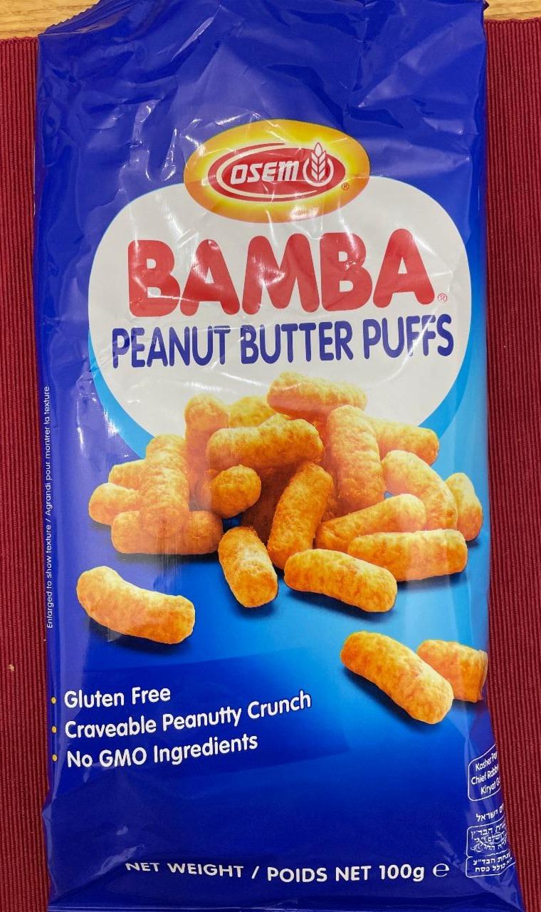 Fotografie - Bamba Peanut butter puffs Osem