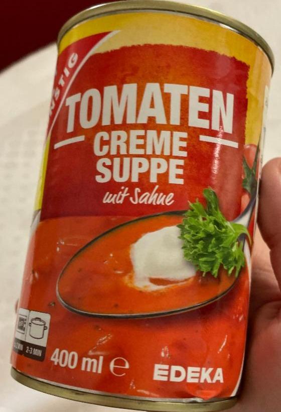 Fotografie - Tomaten Creme Suppe mit Sahne Gut & Günstig