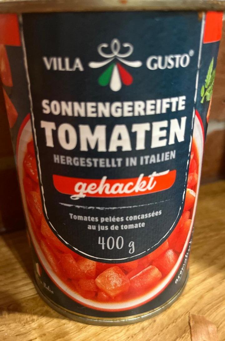 Fotografie - Sonnengereifte Tomaten gehackt Villa Gusto