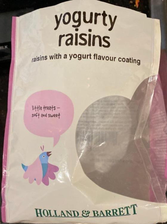 Fotografie - Yogurty raisins Holland & Barrett