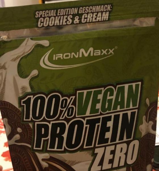 Fotografie - 100% vegan protein zero IronMaxx