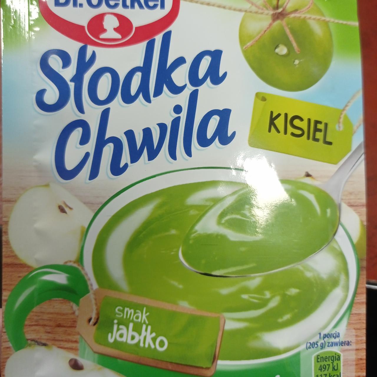 Fotografie - Škoda chwila kisiel smak jablko Dr.Oetker