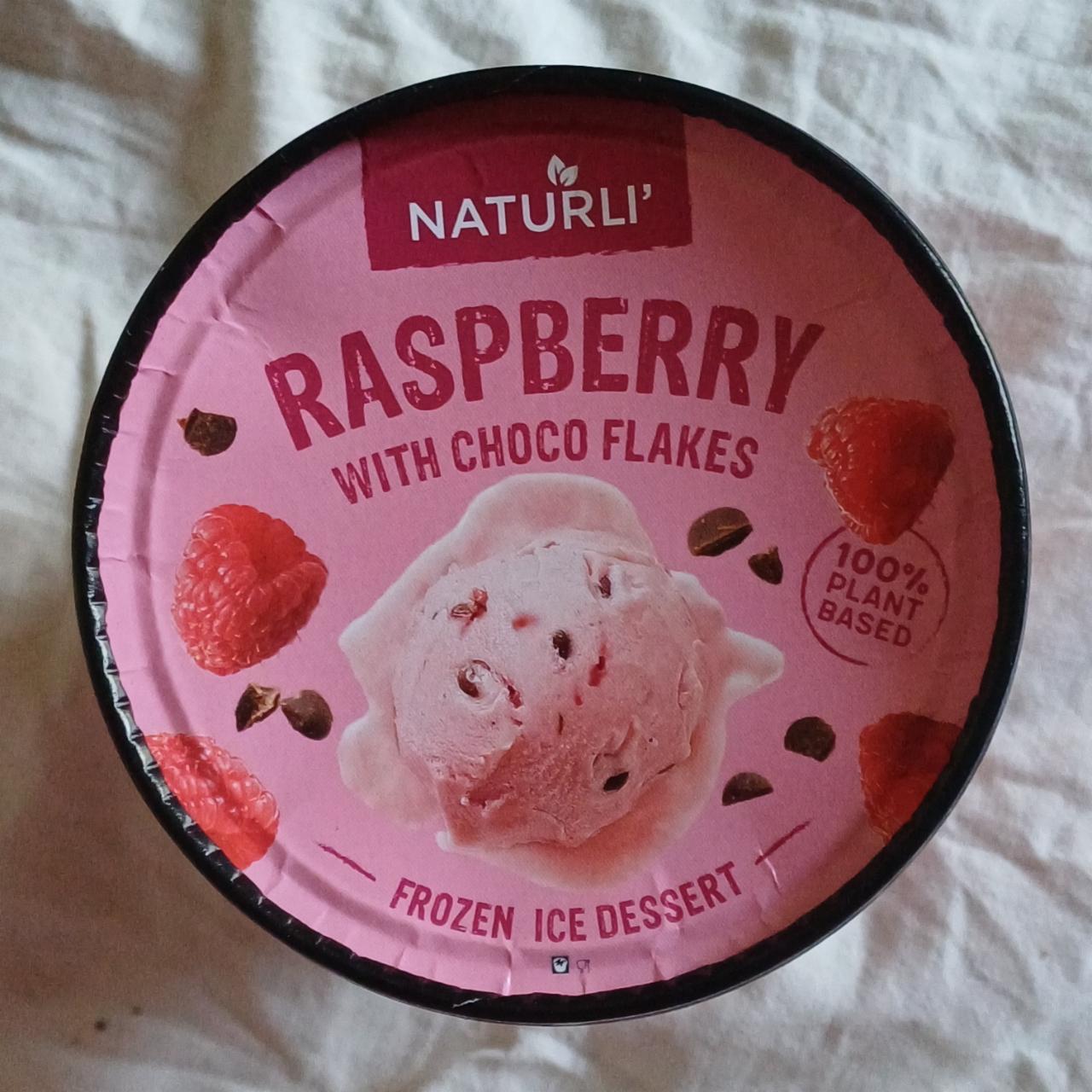 Fotografie - Raspberry Chocolate ice cream Naturli