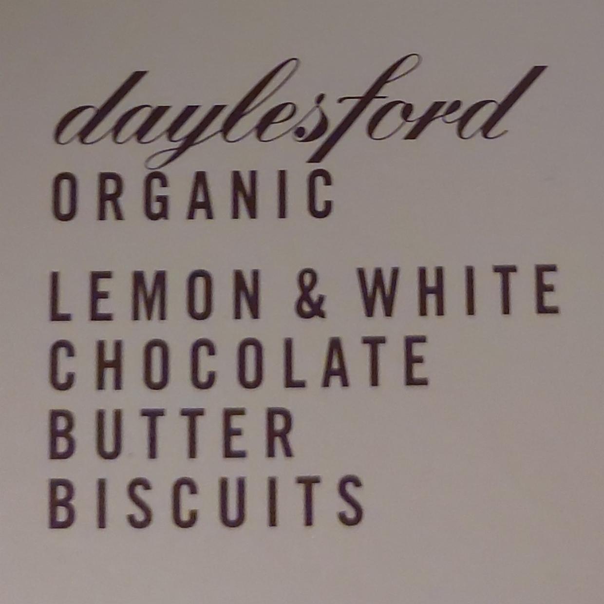 Fotografie - Lemon & White Chocolate Butter Biscuits Daylesford