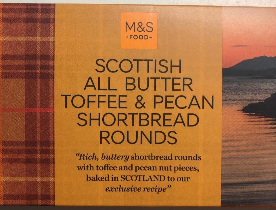 Fotografie - Scottish All Butter Toffee & Pecan Shortbread Rounds M&S Food