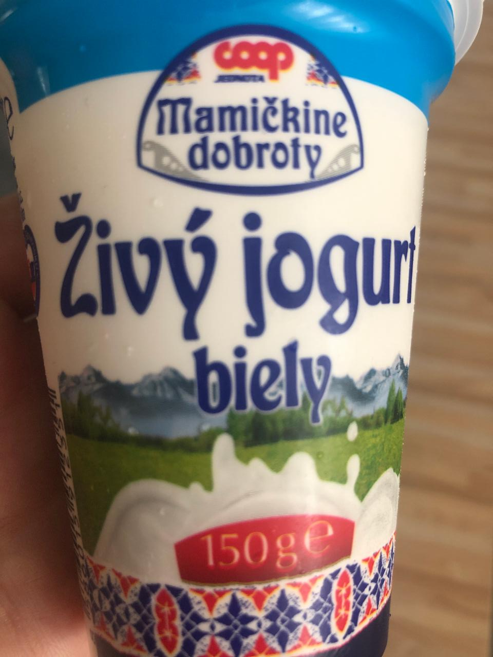 Fotografie - Živý jogurt biely Coop Mamičkine dobroty