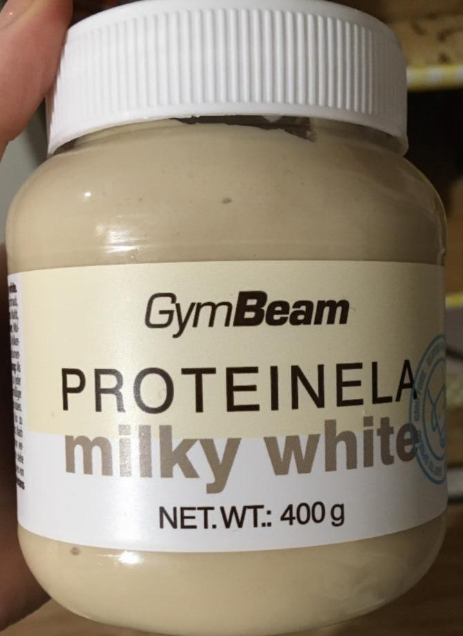 Fotografie - Proteinela milky white GymBeam