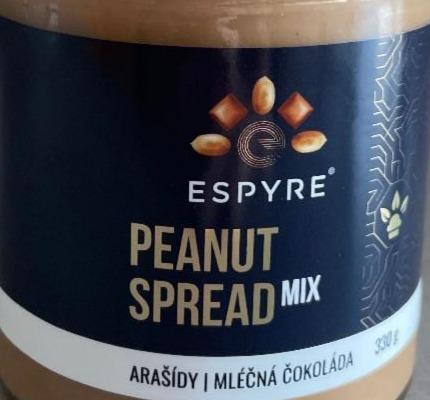 Fotografie - Peanut spread MIX Arašídy mléčná čokoláda ESPYRE