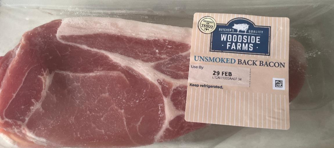Fotografie - Woodside farms unsmoked back bacon
