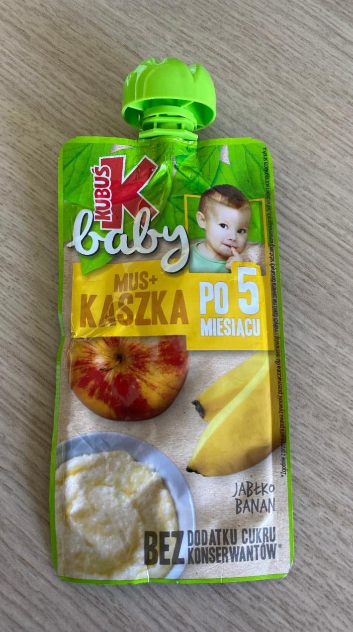 Fotografie - Mus+ kaszka jabłko banan Kubuś baby