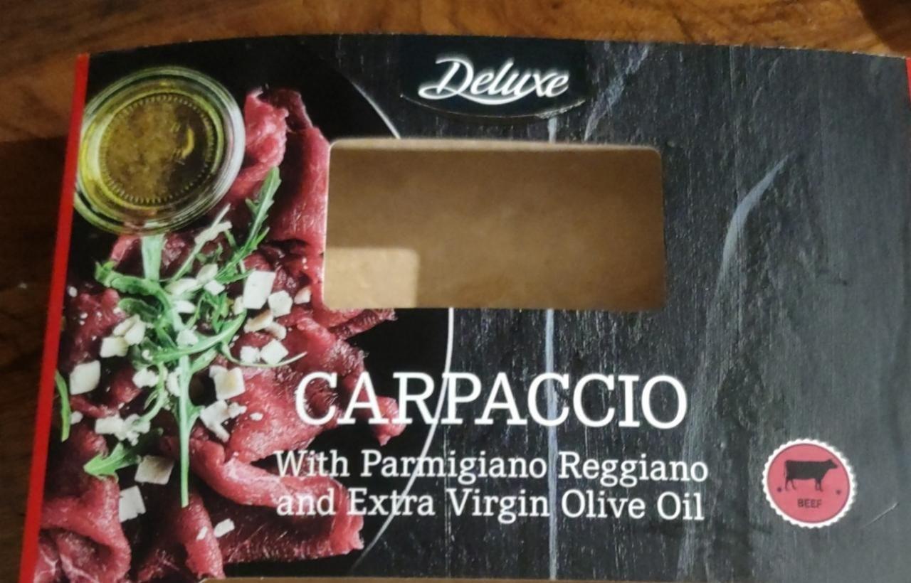 Fotografie - Carpaccio with Parmigiano Reggiano & Extra Virgin Olive Oil Deluxe