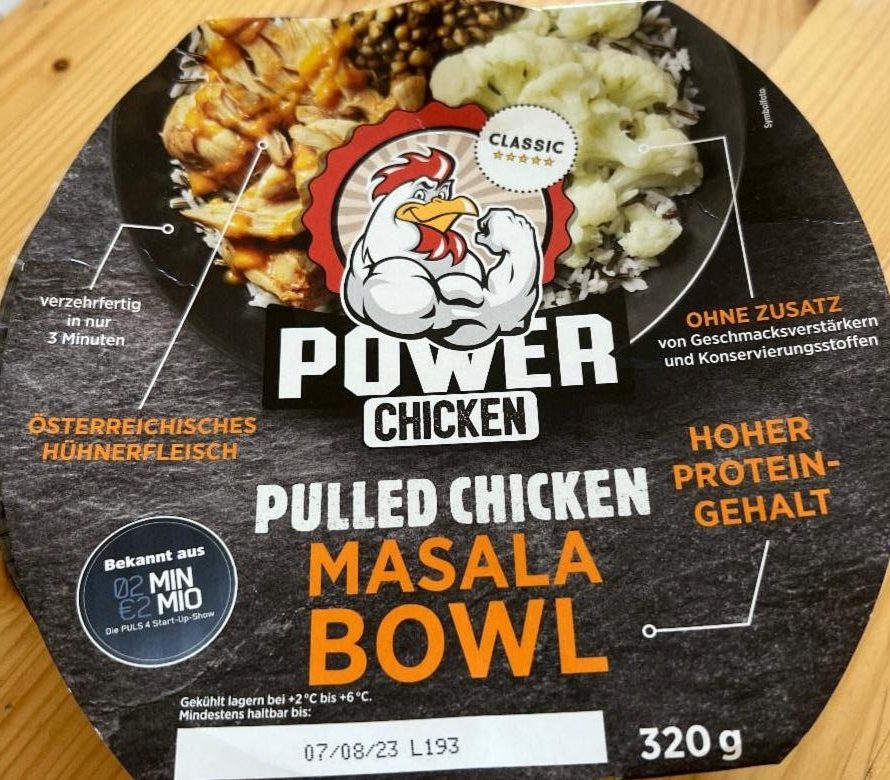 Fotografie - Pulled chicken masala bowl Power Chicken