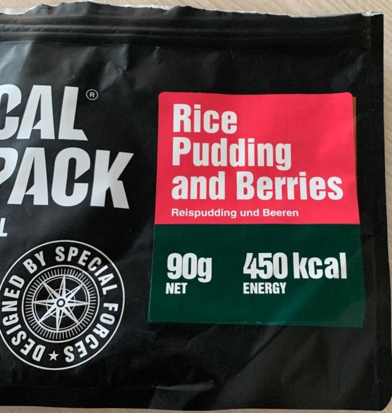 Fotografie - Tactical Foodpack Rice Pudding and Berries