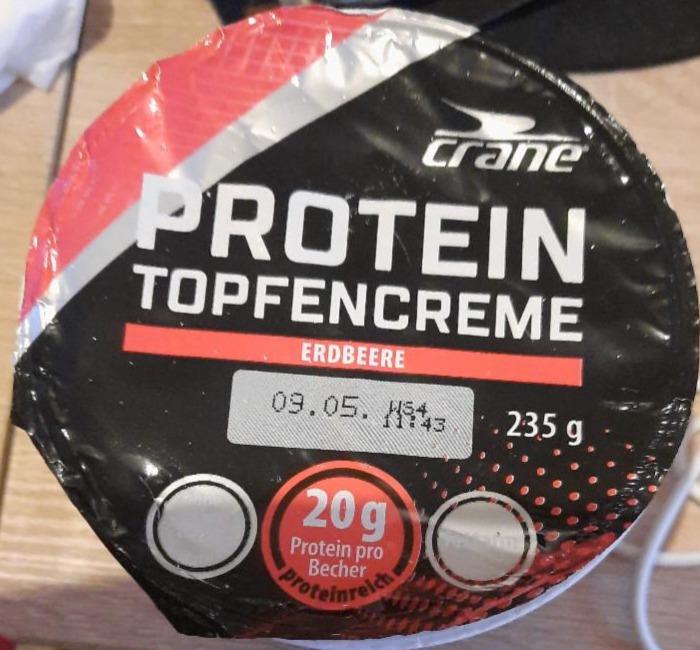 Fotografie - Protein Topfencreme Erdbere Crane
