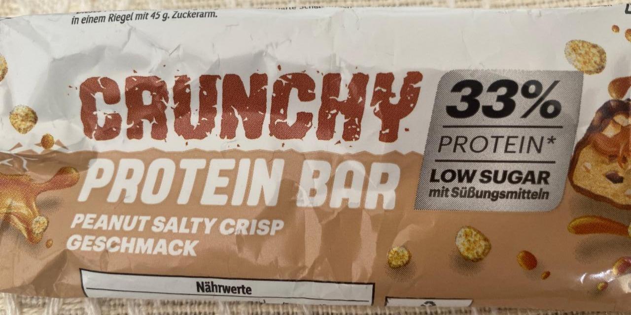 Fotografie - Protein Bar Crunchy Peanut Salty Crisp
