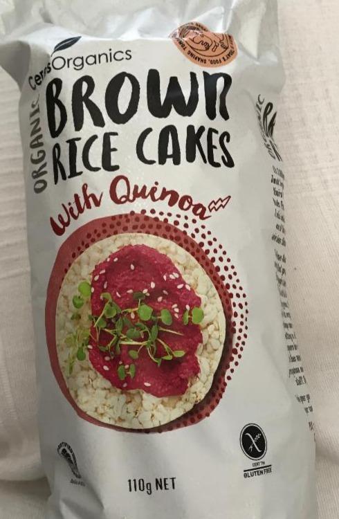 Fotografie - Organic brown rice cake with quinoa