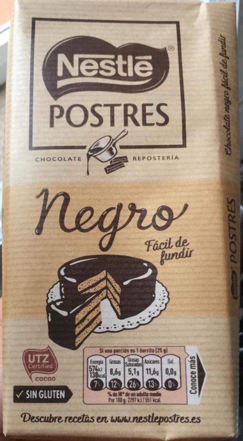 Fotografie - Postres Chocolate Negro Repostería Nestlé