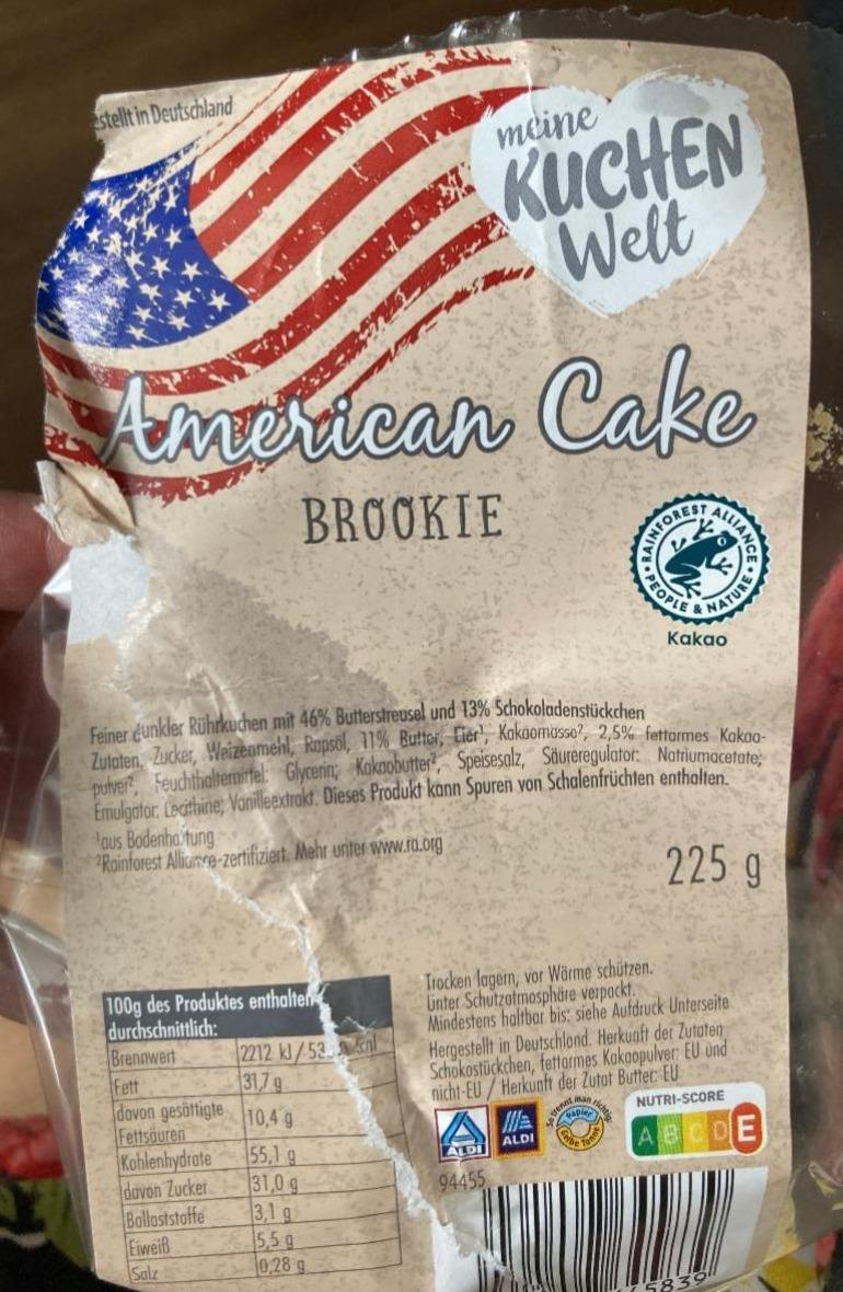 Fotografie - American Cake Brookie meine Kuchen Welt