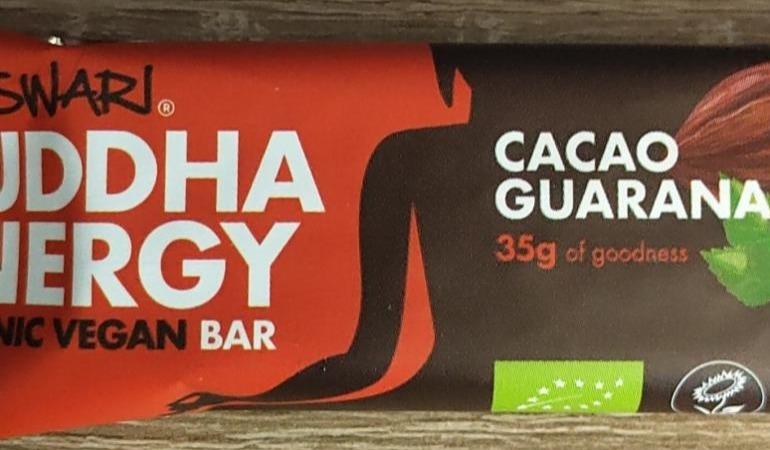 Fotografie - Buddha Energy Organic Vegan Bar Cacao Guarana Iswari