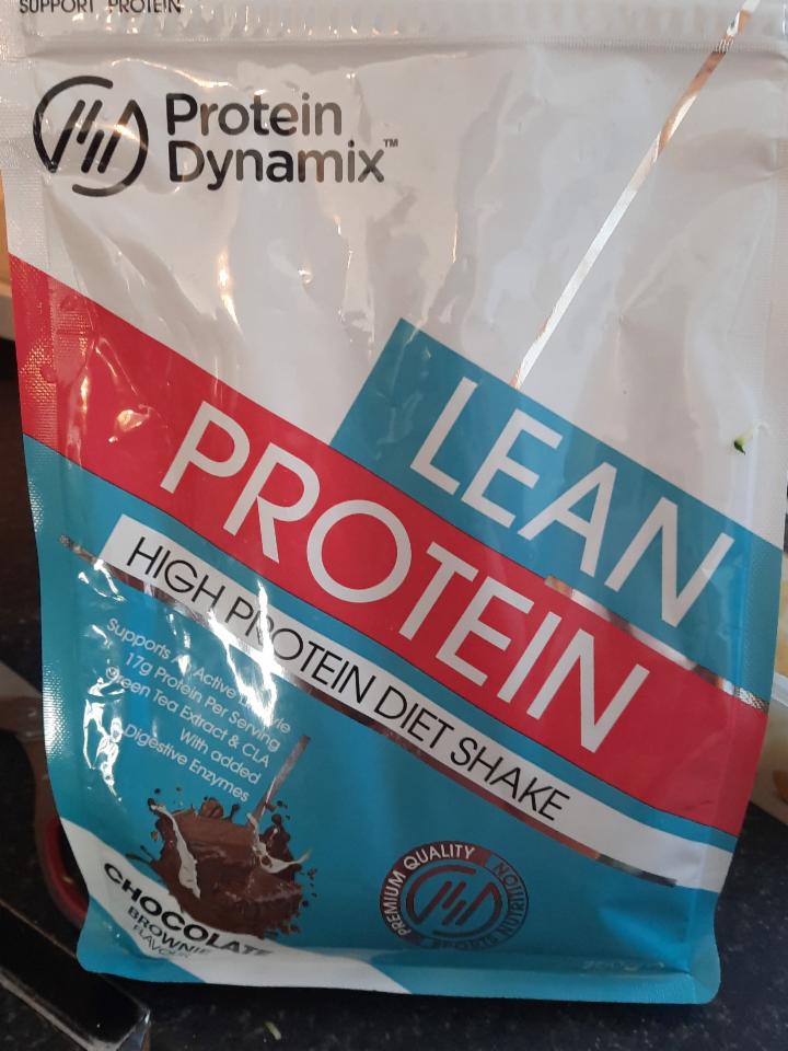 Fotografie - protein dynamix diet shake , chocolate brownie