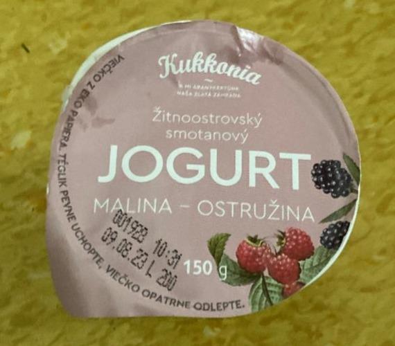 Fotografie - Žitnoostrovský smotanový jogurt Malina - Ostružina Kukkonia