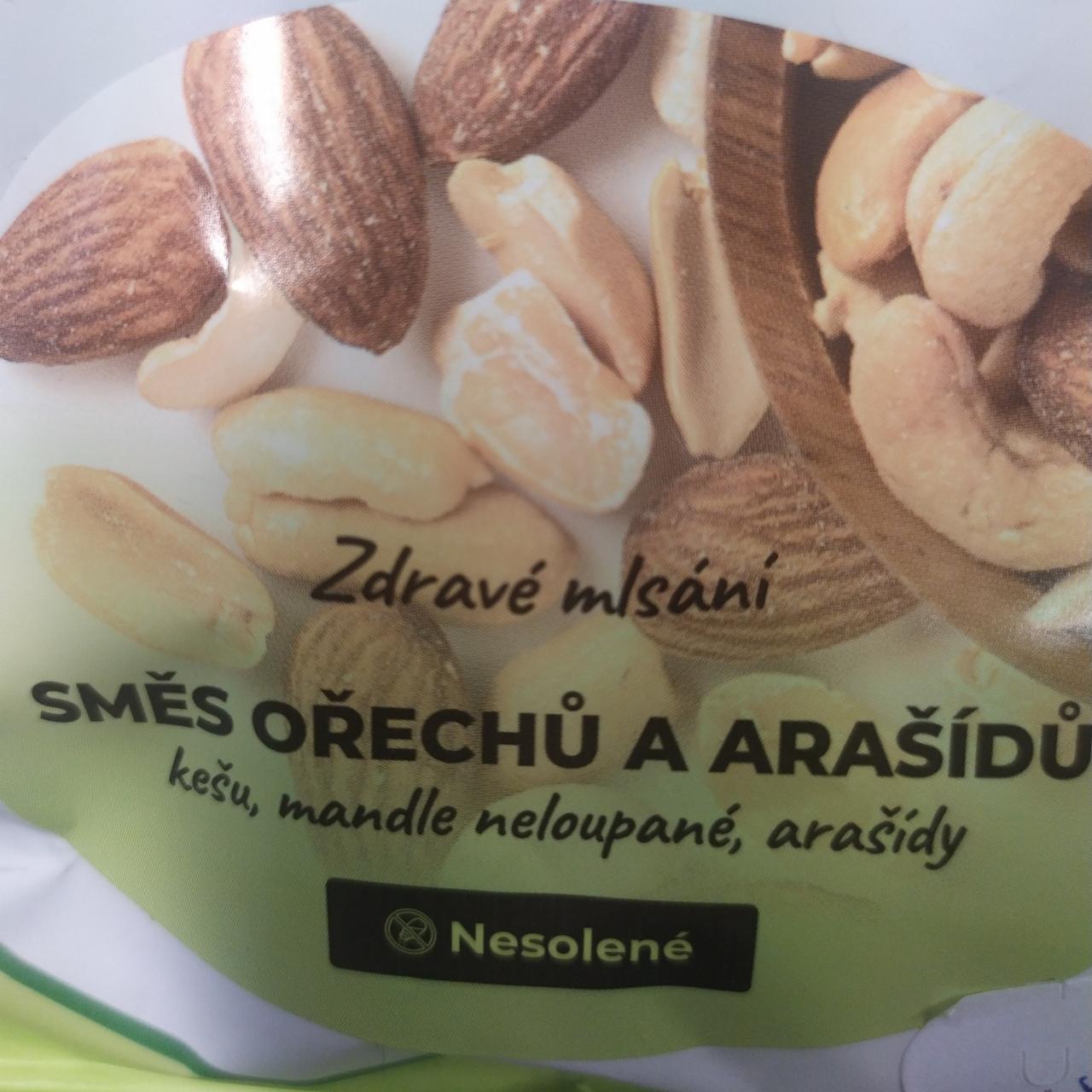 Fotografie - Zdravé mlsání směs ořechů a arašídů nesolené Bon Nuts