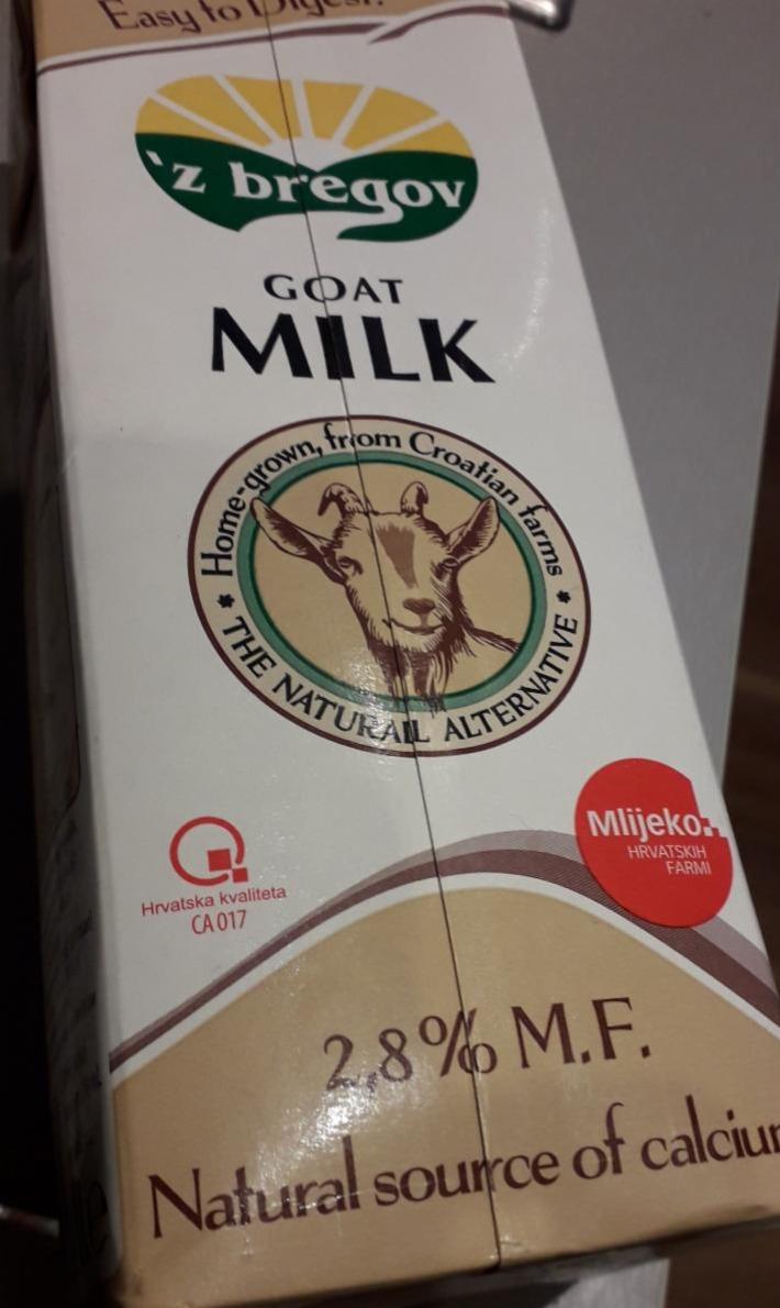 Fotografie - Goat Milk 2,8% 'Zbregov