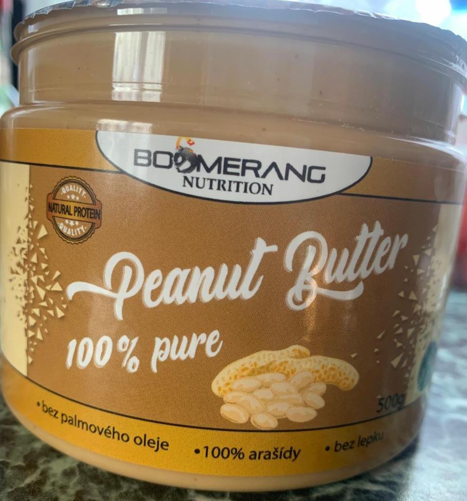 Fotografie - Peanut Butter 100% pure Boomerang Nutrition