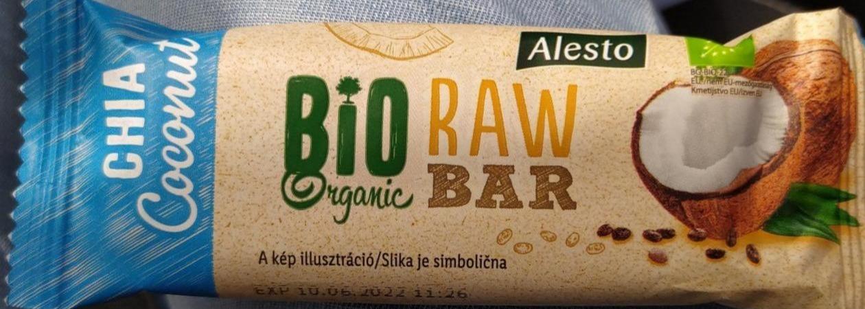 Fotografie - Bio Raw Organic Bar Chia Coconut ALESTO