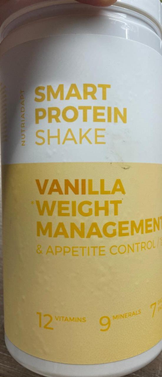 Fotografie - Smart protein shake vanilla (weight management & appetite control) Nutriadapt