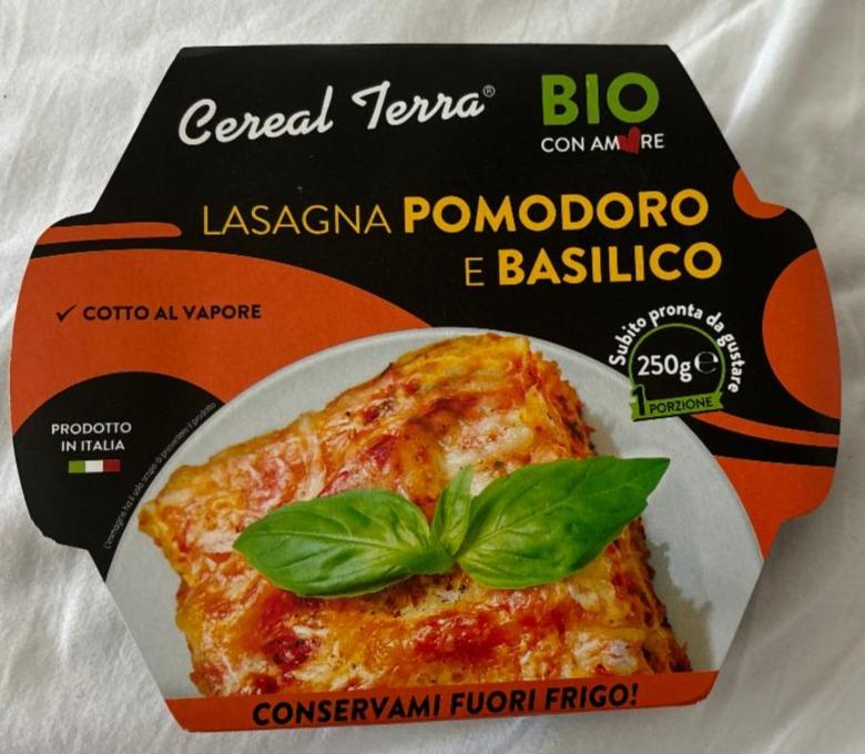 Fotografie - Bio lasagna pomodoro e basilico Cereal Terra