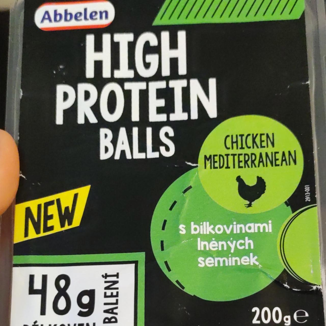 Fotografie - High Protein Balls Chicken mediterranean Abbelen