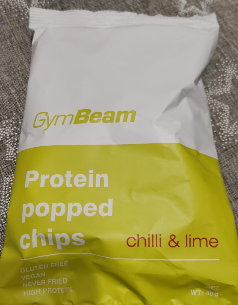 Fotografie - Protein popped chips chilli&lime GymBeam