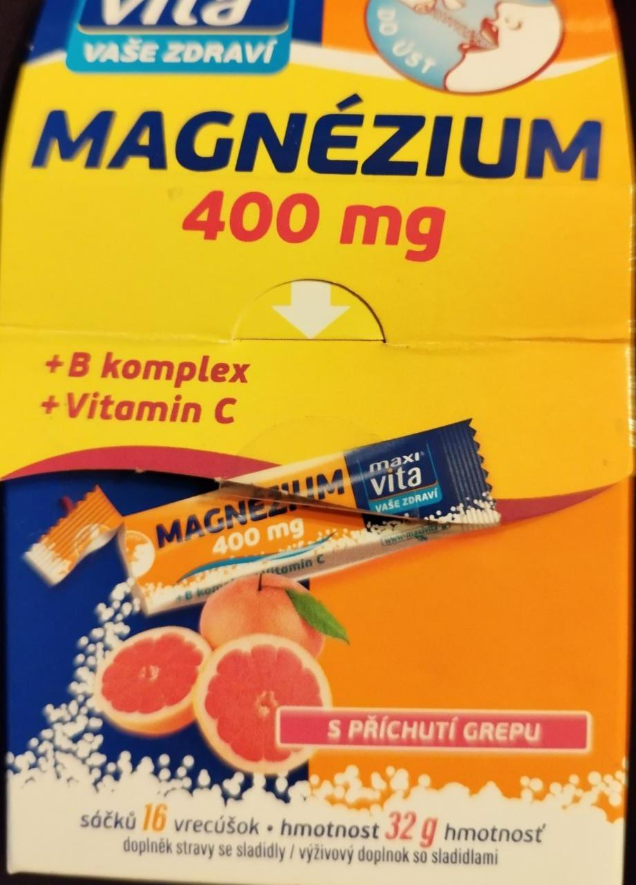 Fotografie - Magnézium 400 mg s příchutí grepu MaxiVita