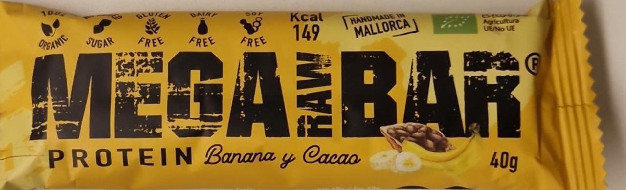 Fotografie - MEGA RAW BAR protein Banana y Cacao