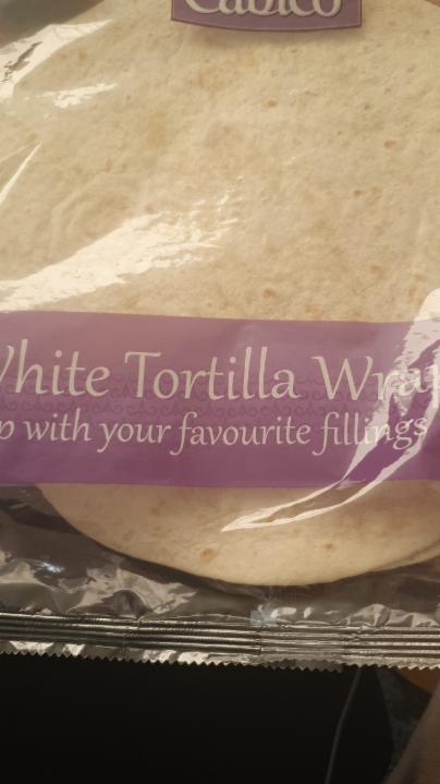 Fotografie - White tortilla wraps Cabico