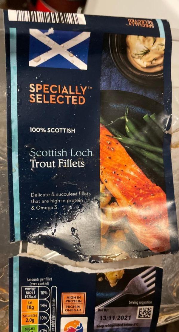 Fotografie - Scottish Loch Trout Fillets Specially Selected
