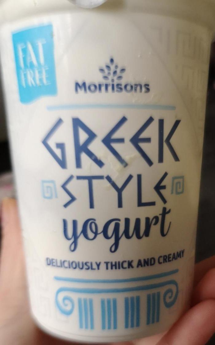 Fotografie - Fat free Greek style yogurt Morrisons