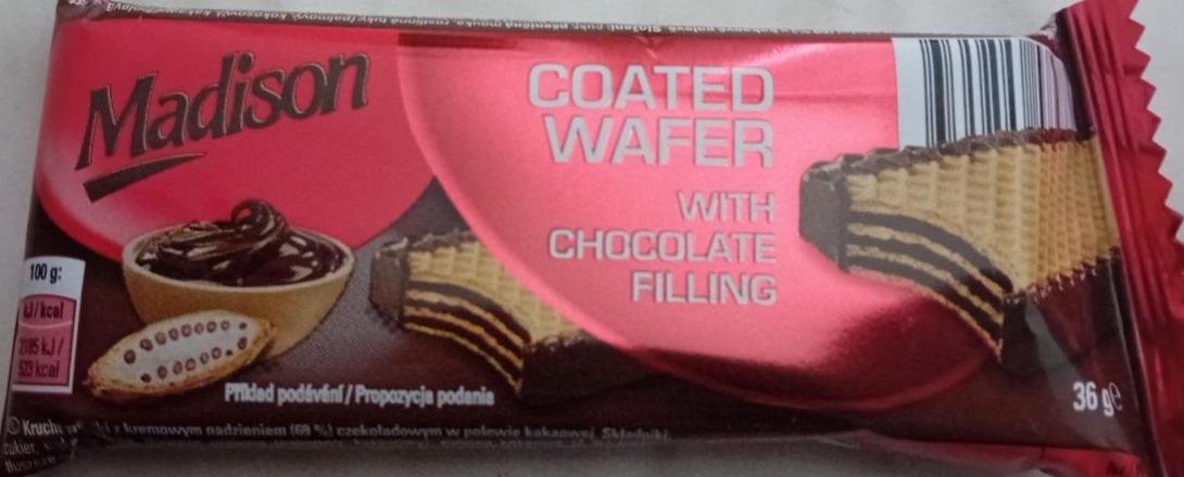 Fotografie - Madison coated wafer with chocolate filling