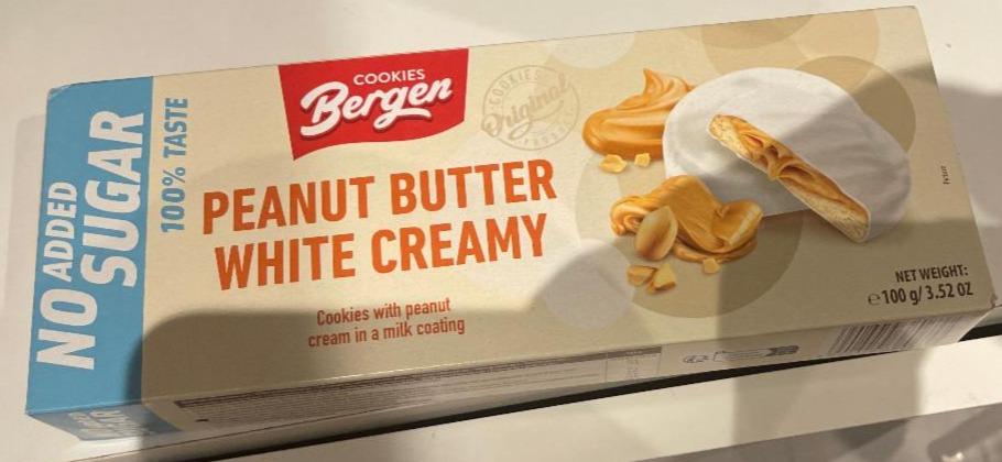 Fotografie - No added sugar Peanut butter white creamy Bergen